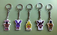 Image 1 of FNAF Acrylic Charm Keychians RETIRED