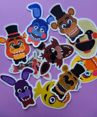 Image 1 of Five Nights at Freddy's Stickers