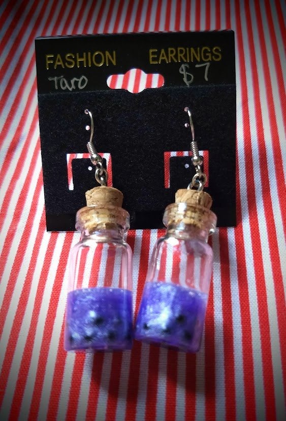 Image of Boba Tea Bottle Earrings