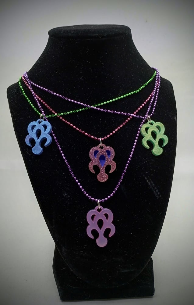 Image of Dream Eater Resin Ball Chain Necklace
