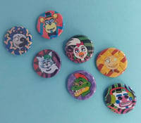 Image 2 of FNAF Security Breach 1.25" Buttons