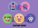 Image of FNAF Funtime-Frights 1.25" Buttons