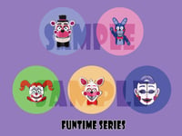 Image 4 of FNAF Funtime-Frights 1.25" Buttons