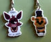 Image of FNAF Acrylic Charm Keychians RETIRED