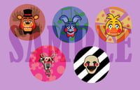 Image 5 of Five Night's at Freddy's 1.25" Buttons