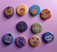 Image 7 of FNAF Funtime-Frights 1.25" Buttons