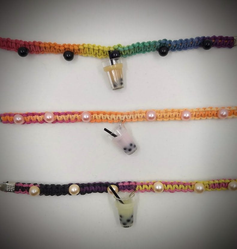 Image of Boba Tea Hemp Bracelets