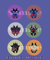 Image 4 of Kingdom Hearts Unversed 1.25" Buttons