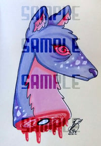 Image 2 of Deer Head Art Print