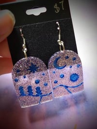 Image 1 of Starry Hills Resin Earrings