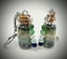 Image of Pride Flag Crystal Chip  Keychains