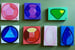 Image of Steven Universe Crystal Gems Mini Canvas Magnets