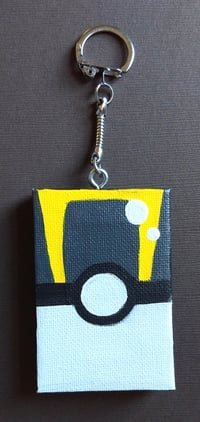 Image 4 of Pokemon Pokeball Mini Canvas Keychains