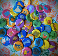 Image 1 of Toontown Gags 1.25" Pinback Buttons