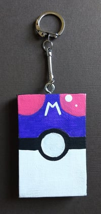 Image 5 of Pokemon Pokeball Mini Canvas Keychains