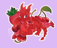 Image 3 of Tasty Dragon Treats Stickers