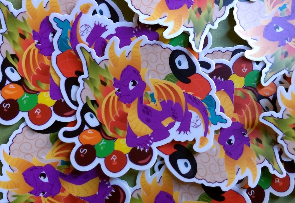 Image of Tasty Dragon Treats Stickers