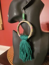 Image 4 of Hoop fringe earrings