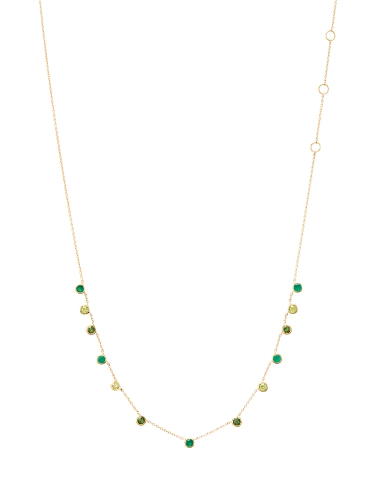 Image of Unhada Wedgewood Necklace (in Greens)