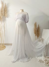 Image 3 of White dress for photoshoots | Millie | size M | chiffon