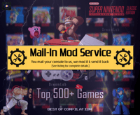 Image 1 of Super Nintendo Classic Edition "Best of Compiliation" Mail-In Mod Service