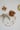 Guirlande de boules de feutre olive rose