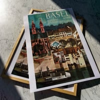 Image 1 of Basel | Marcus Schneider - 1961 | Travel Poster | Vintage Poster