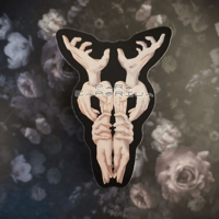 Hand Carcass Die Cut Sticker