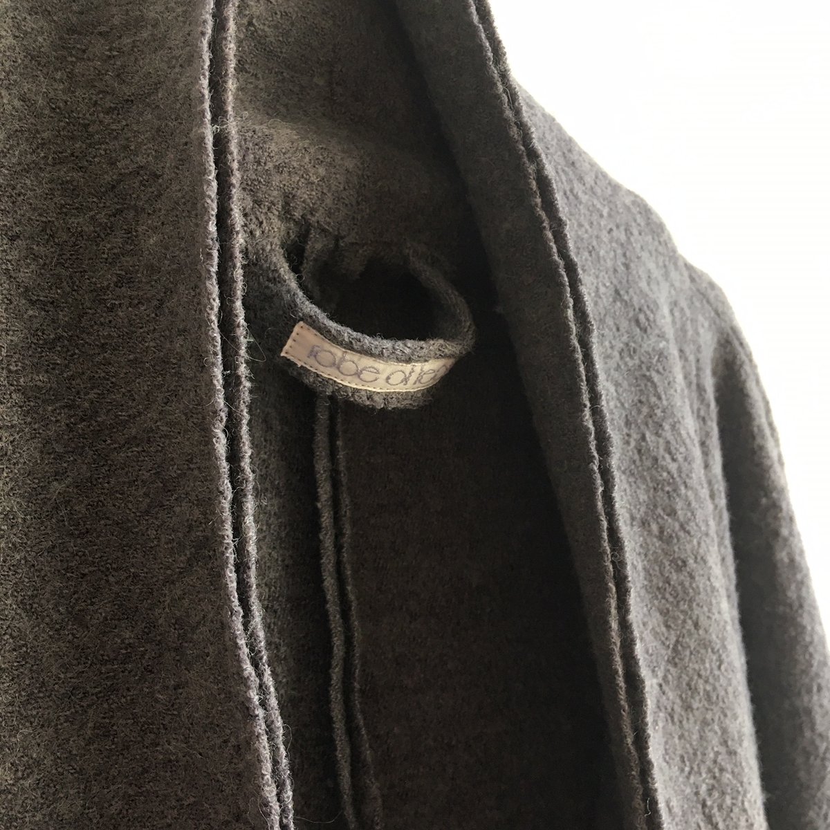 Wool Coat grey | robe of feathers