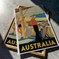 Image 1 of Australia | Percy Trompf - 1929 | Travel Poster | Vintage Poster
