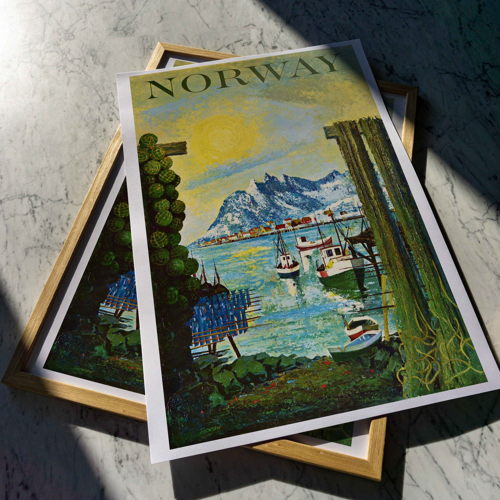 Norway | Lars Thorsen - 1960 | Travel Poster | Vintage Poster