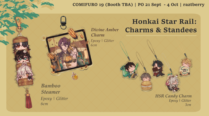 Image of [PO] Honkai Star Rail Charm and Phonestrap