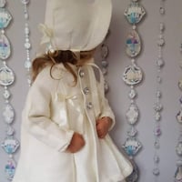 Image 3 of Traditional girls coat and bonnet 