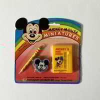Set papeterie index Mickey Mouse années 70 stock neuf