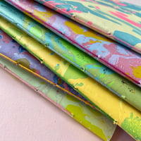 Image 2 of Handmade marbled notebooks