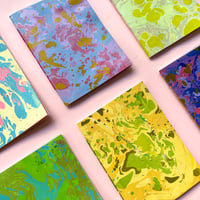 Image 4 of Handmade marbled notebooks