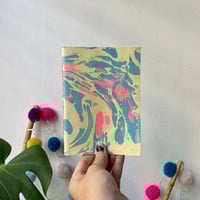 Image 1 of Handmade marbled notebooks
