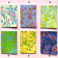 Image 3 of Handmade marbled notebooks