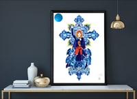 NEW ART PRINT - MYLENE FARMER "CROIX NEVERMORE"