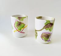 Colorful water cups 