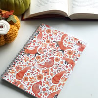 Image 2 of Floral Fox Notebook