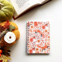 Image 3 of Floral Fox Notebook