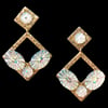 DREAM GLITTER QUADRATUM Earring - Crystal. Normal Price 1.000.- NOW: