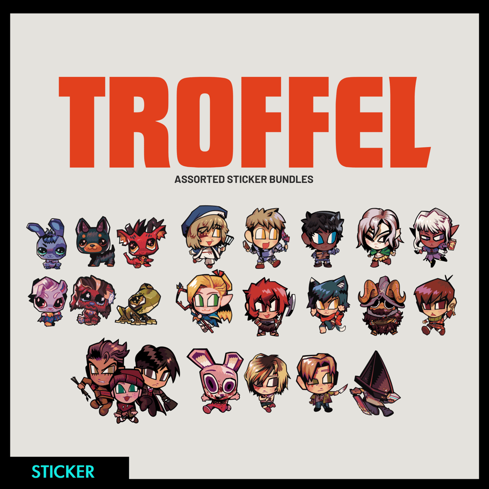 [TROFFEL] Assorted Sticker Bundles