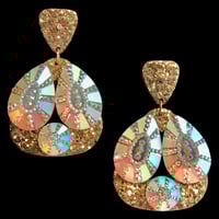 DREAM GLITTER Triangulus Earring - Rainbow Crystal