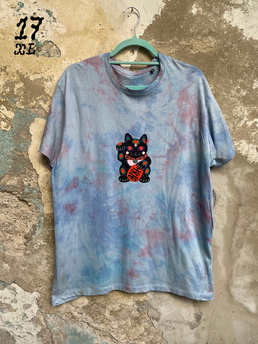 MANEKI NEKO tie-dye shirt 03