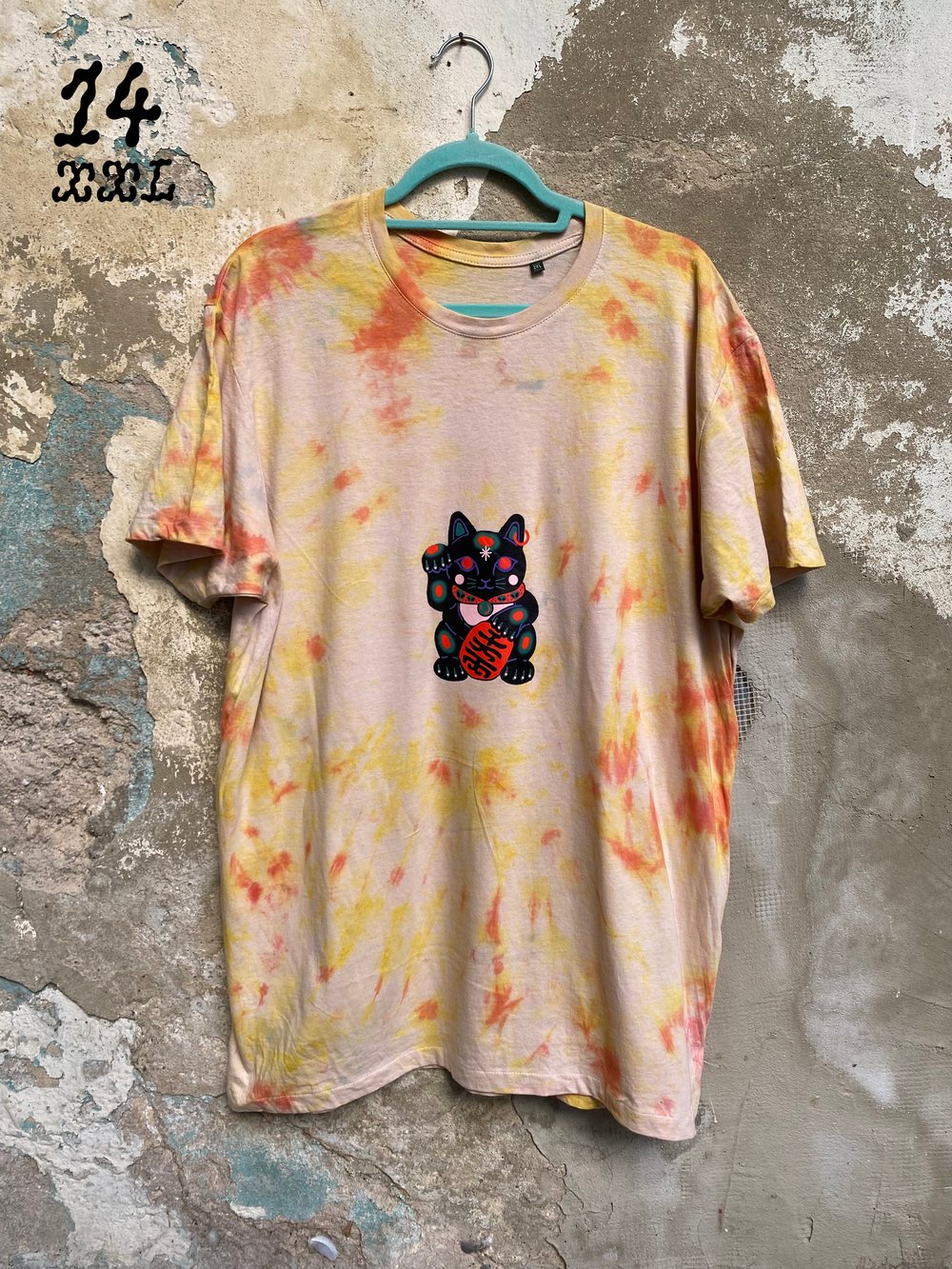 MANEKI NEKO tie-dye shirt 03