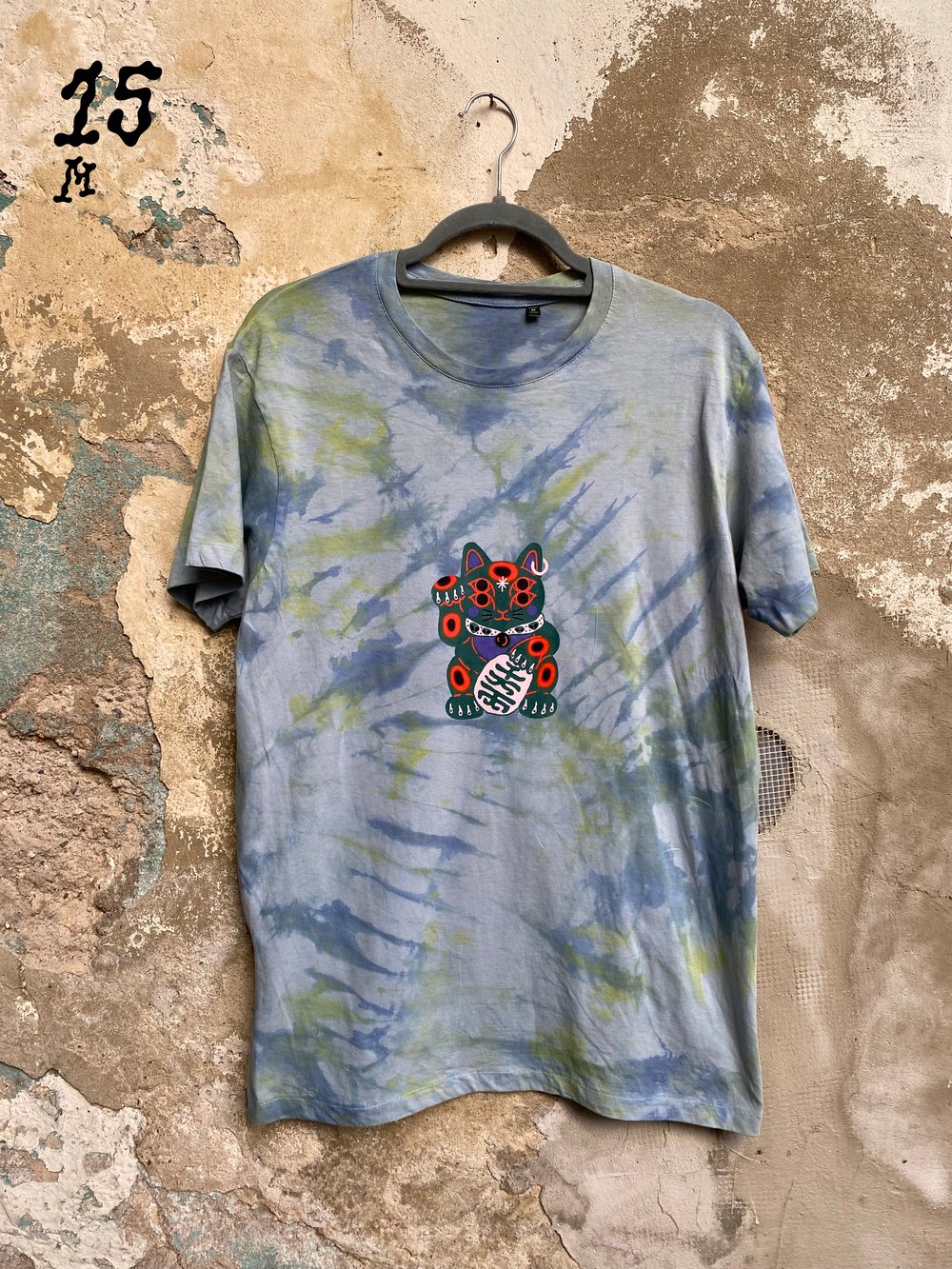 MANEKI NEKO tie-dye shirt 03