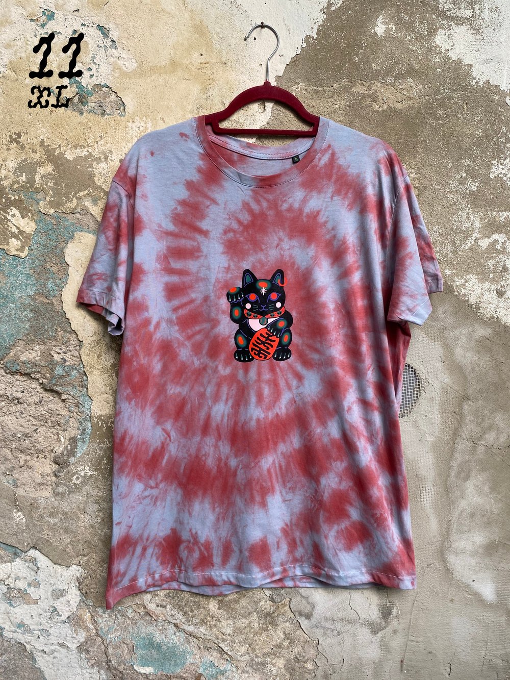 MANEKI NEKO tie-dye shirt 03