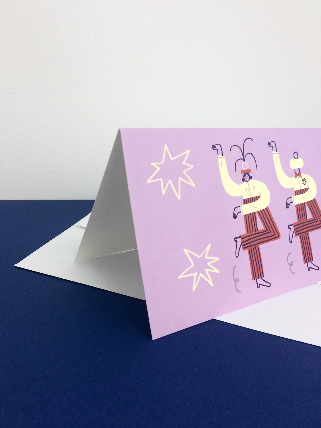 Image of Happy Dance • Greeting card + envelope